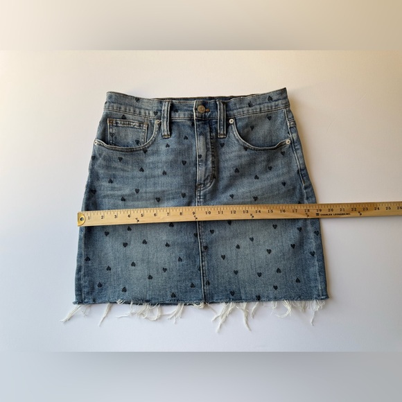 Madewell Blue Denim Skirt 🩵💙 98% COTTON 🦋 - Picture 4 of 11